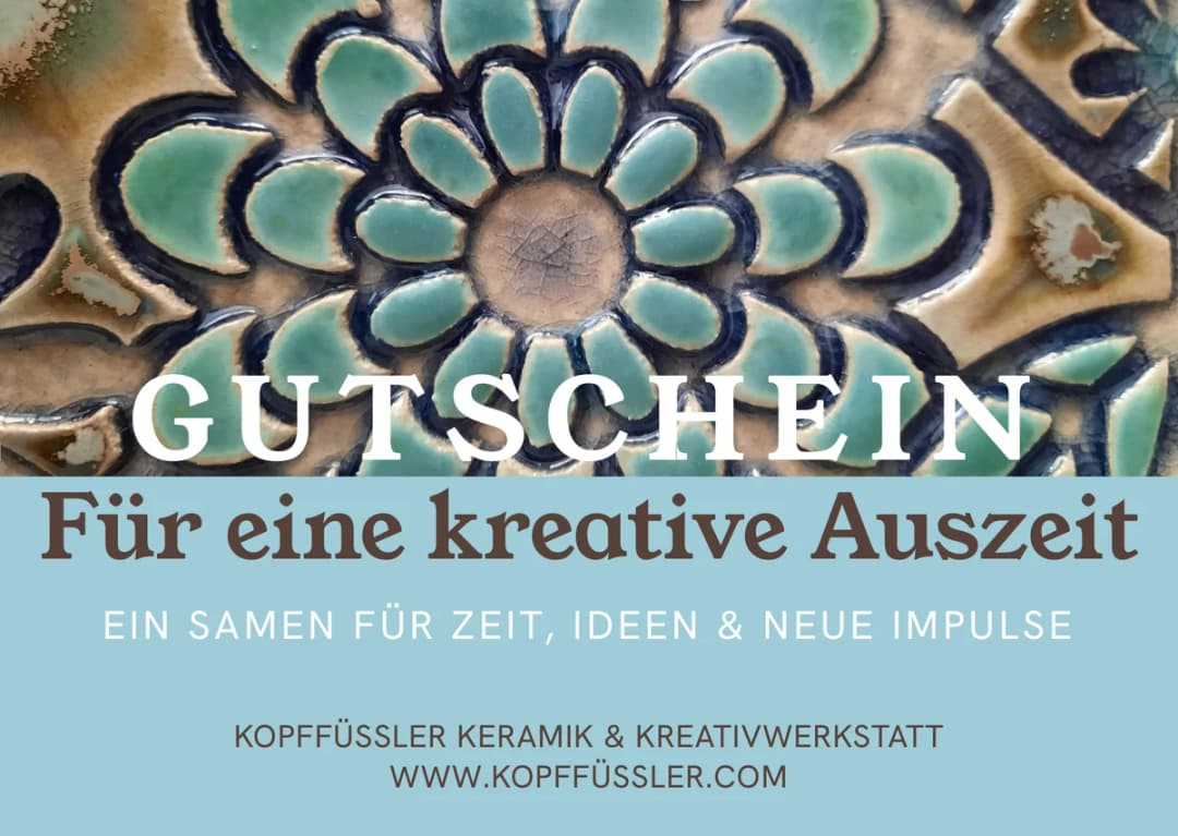 Gutscheinkarte der Kopffüßler Werkstatt